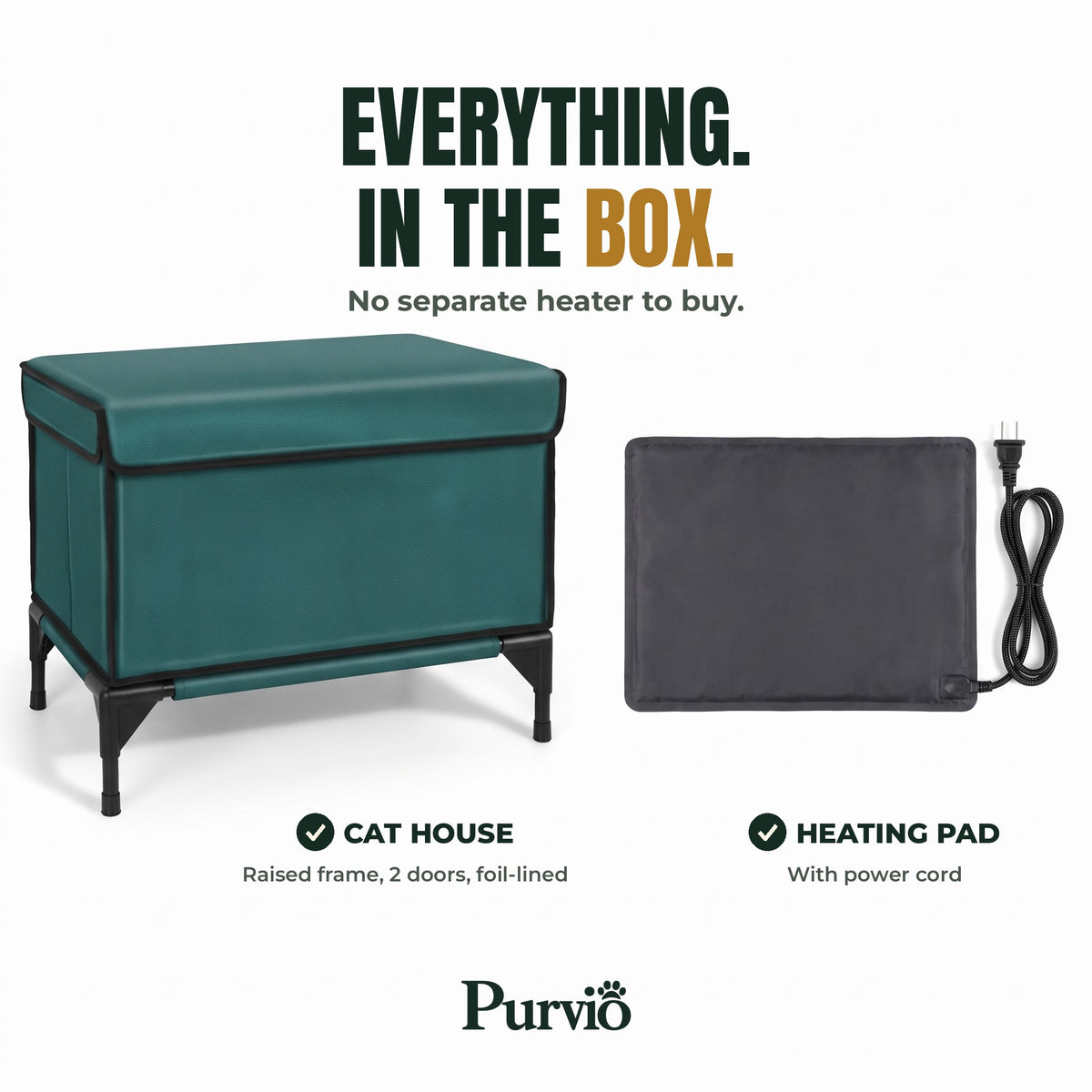 Heated Outdoor Cat House