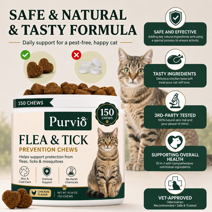 Cat Chew for Fleas