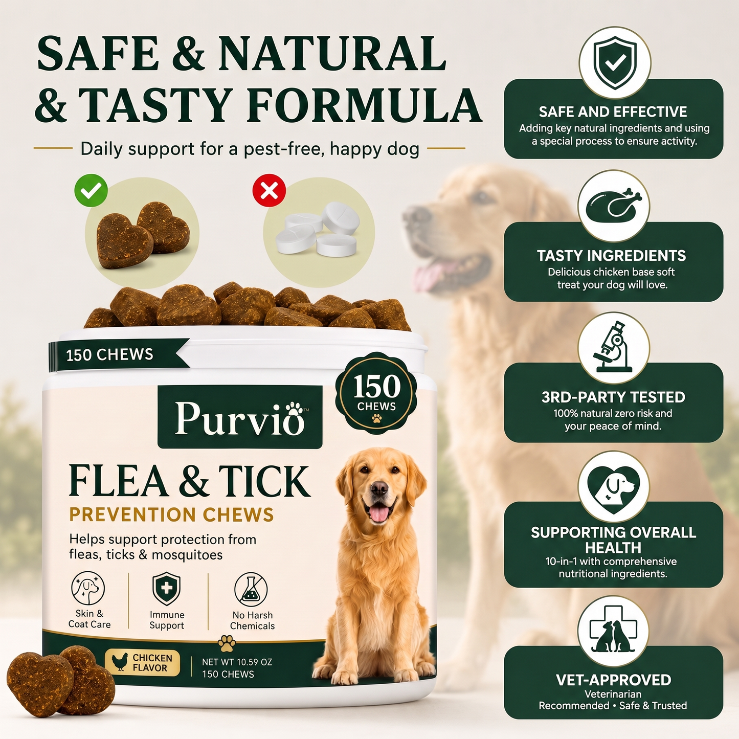 Dog Chew for Fleas