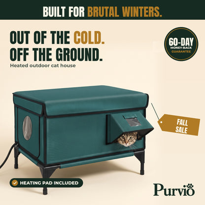 Heated Outdoor Cat House