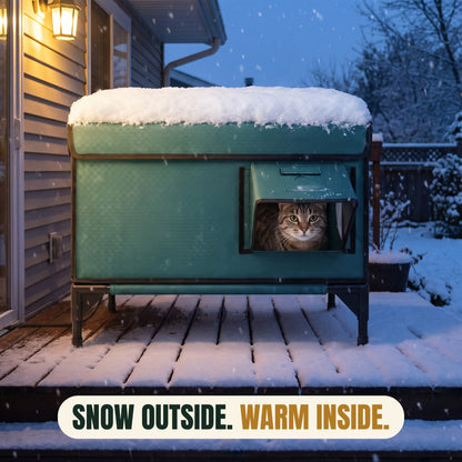 Heated Outdoor Cat House