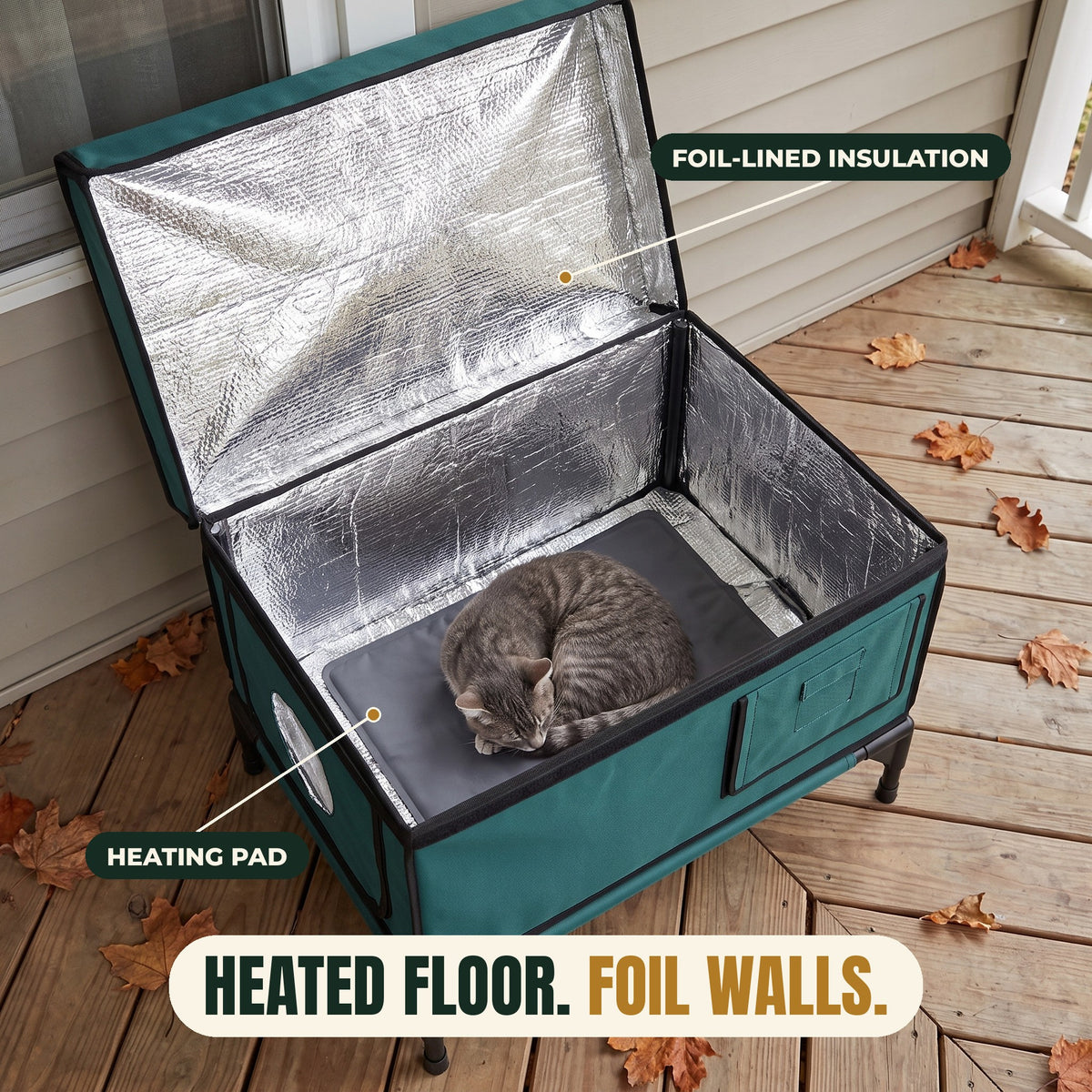 Heated Outdoor Cat House