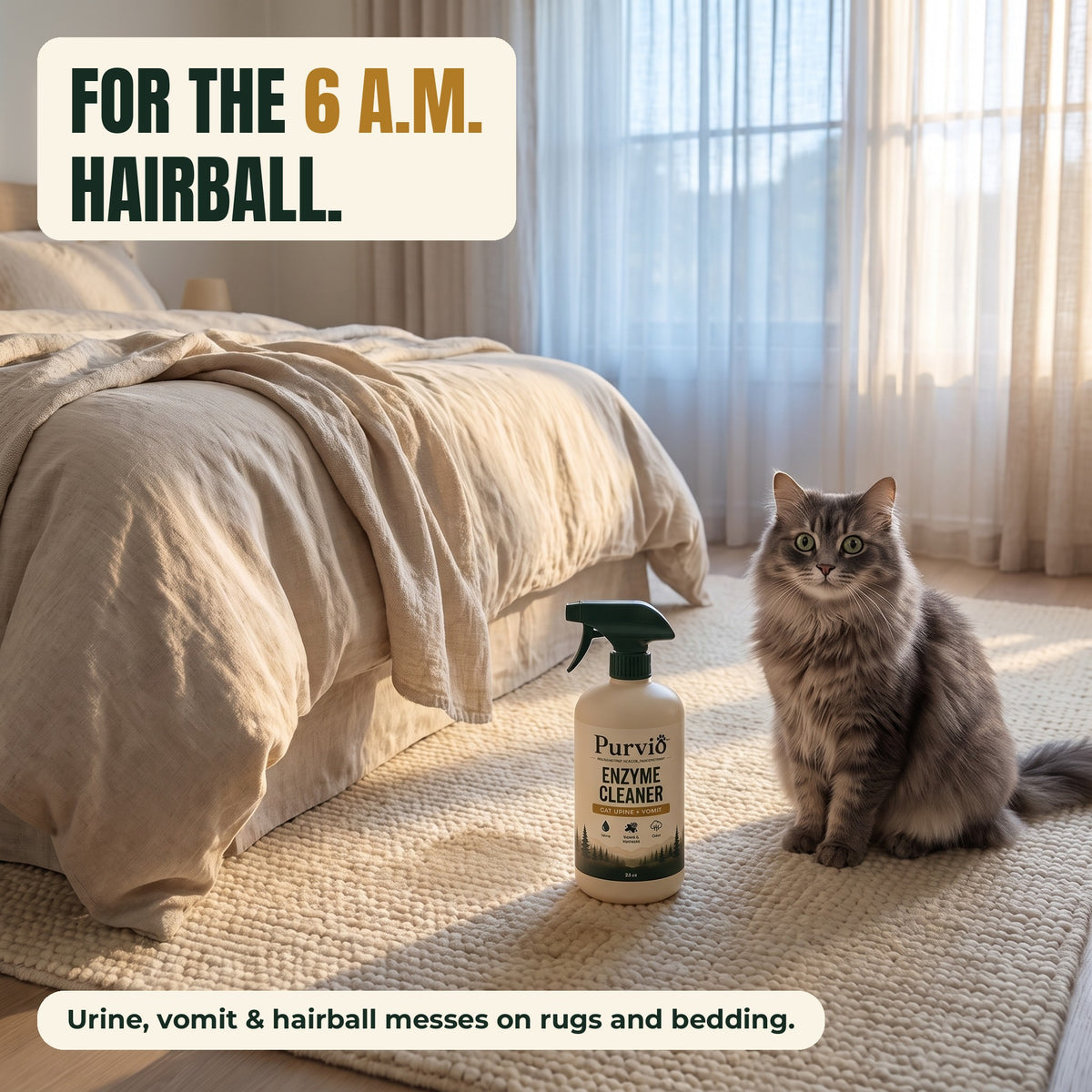 Enzymatic Cat Urine + Vomit Cleaner